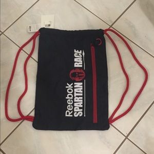 Spartan Race draw string backpack made by Reebok